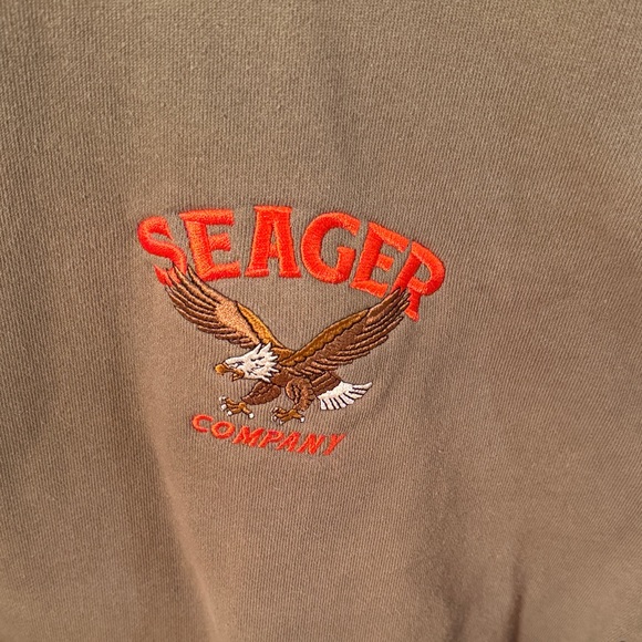 Seager Men's Bradley Heavy-Weight Hoodie - Picture 3 of 5